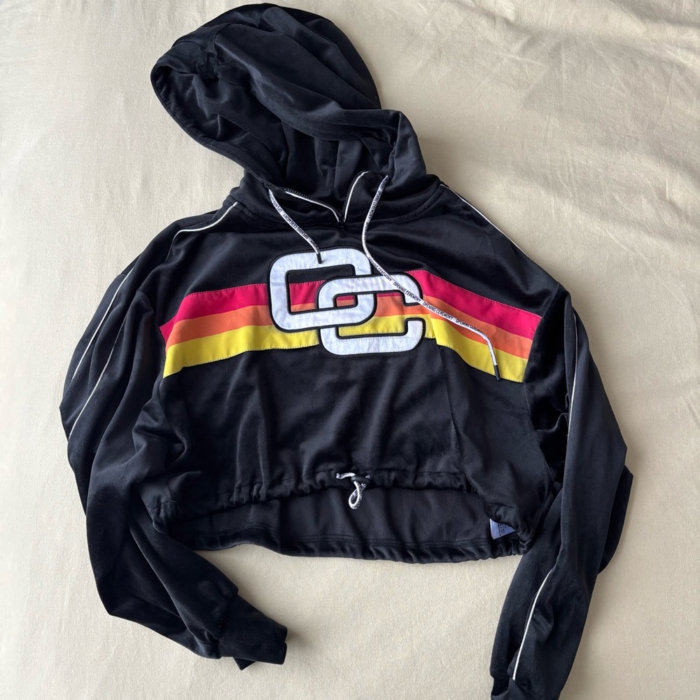 Opening Ceremony Black Cropped Hoodie